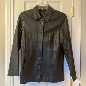 Style & Co Leather Jacket - Size Medium